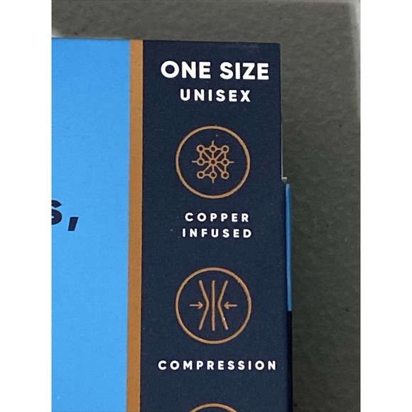 Copper Compression Arch Supports Plantar Fasciitis Flat Feet Fallen Arches NEW - Picture 3 of 6